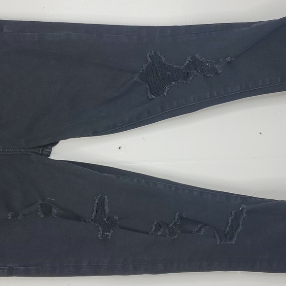 Abercrombie High Rise Super Skinny Jeans Curve Love Distressed Womens 0 Short 25 - Picture 4 of 11